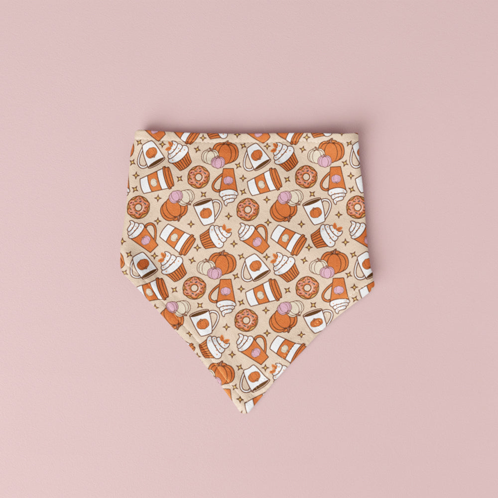 Bandana Otoño Coffee Pumpkins