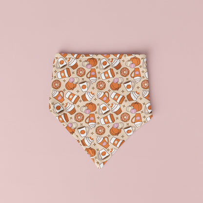Bandana Otoño Coffee Pumpkins