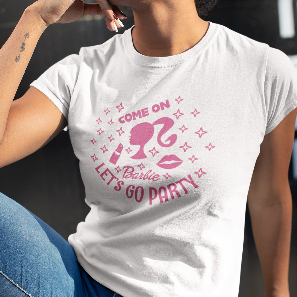 Playera Lets Go Party para Dama