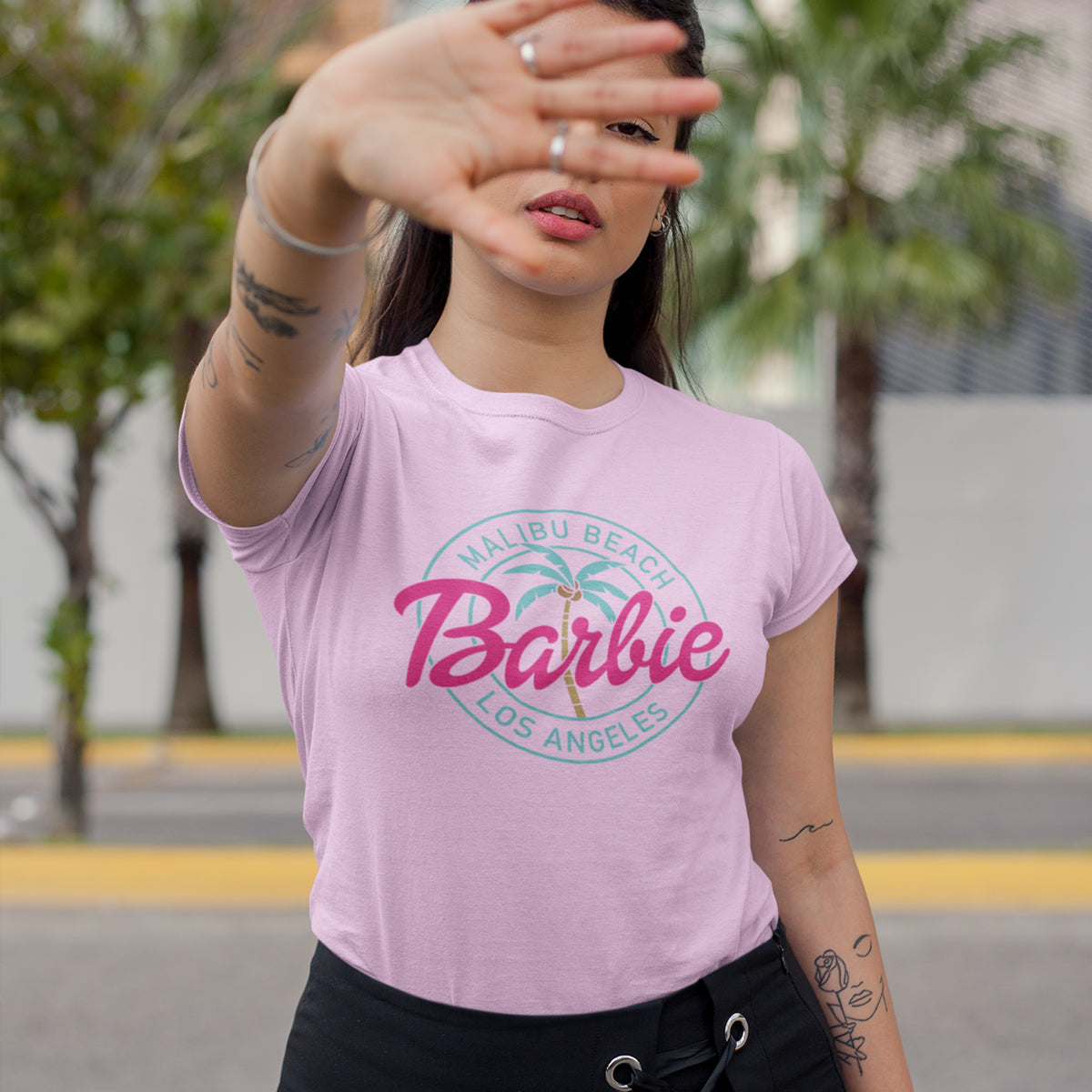 Playera Beach Rosa para Dama