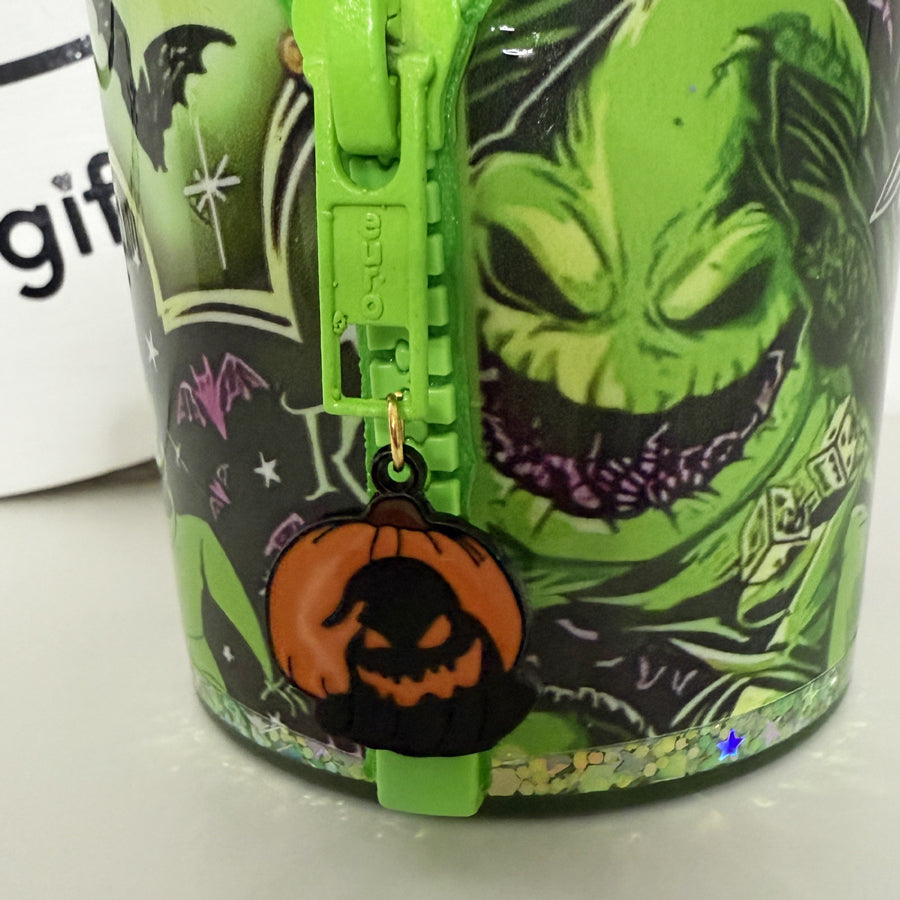 Vaso Acrílico Zipper Snow Globe Hombre Saco (Glow in the dark)