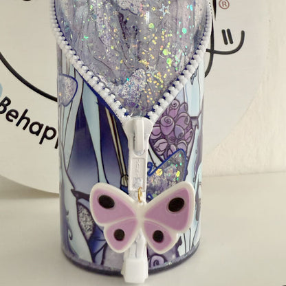 Vaso Acrílico Zipper Snow Globe Emily (Glow in the dark)