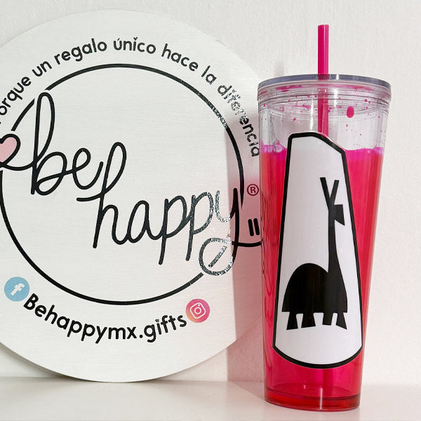 Vaso Acrílico Efecto Lava Poción Llama