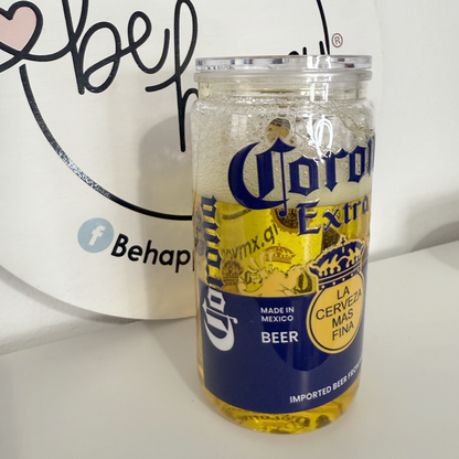 Vaso Tipo Lata de acrilico de 16 oz Cerveza