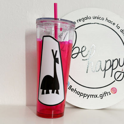 Vaso Acrílico Efecto Lava Poción Llama