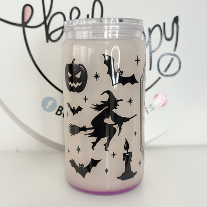 Vaso Mágico de acrilico de 16 oz halloween