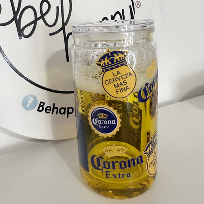 Vaso Tipo Lata de acrilico de 16 oz Cerveza