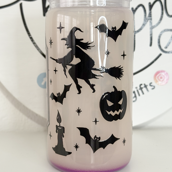 Vaso Mágico de acrilico de 16 oz halloween