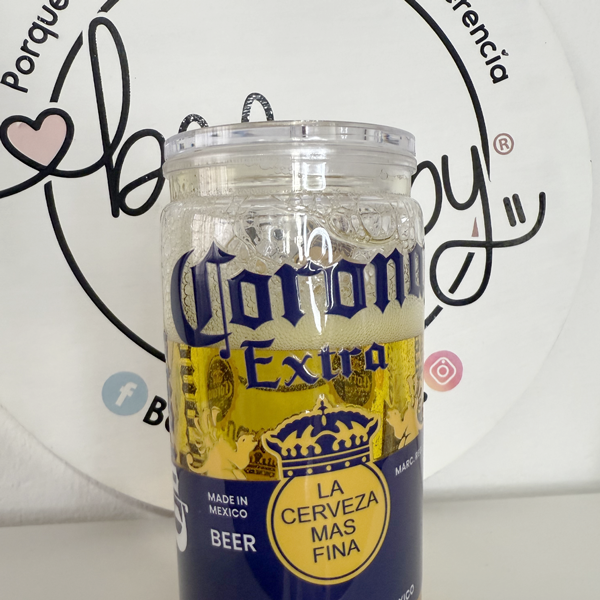 Vaso Tipo Lata de acrilico de 16 oz Cerveza