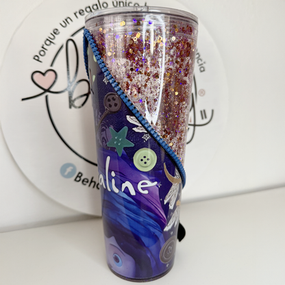 Vaso Acrílico Zipper Snow Globe C. Jones (Glow in the dark)