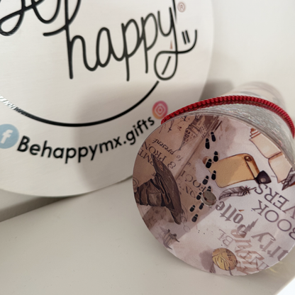 Vaso Acrílico Zipper Snow Globe HP Mod.1 (Glow in the dark)