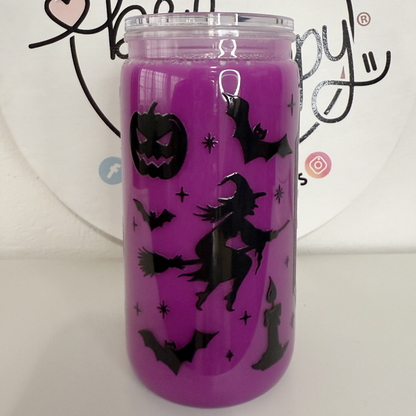 Vaso Mágico de acrilico de 16 oz halloween