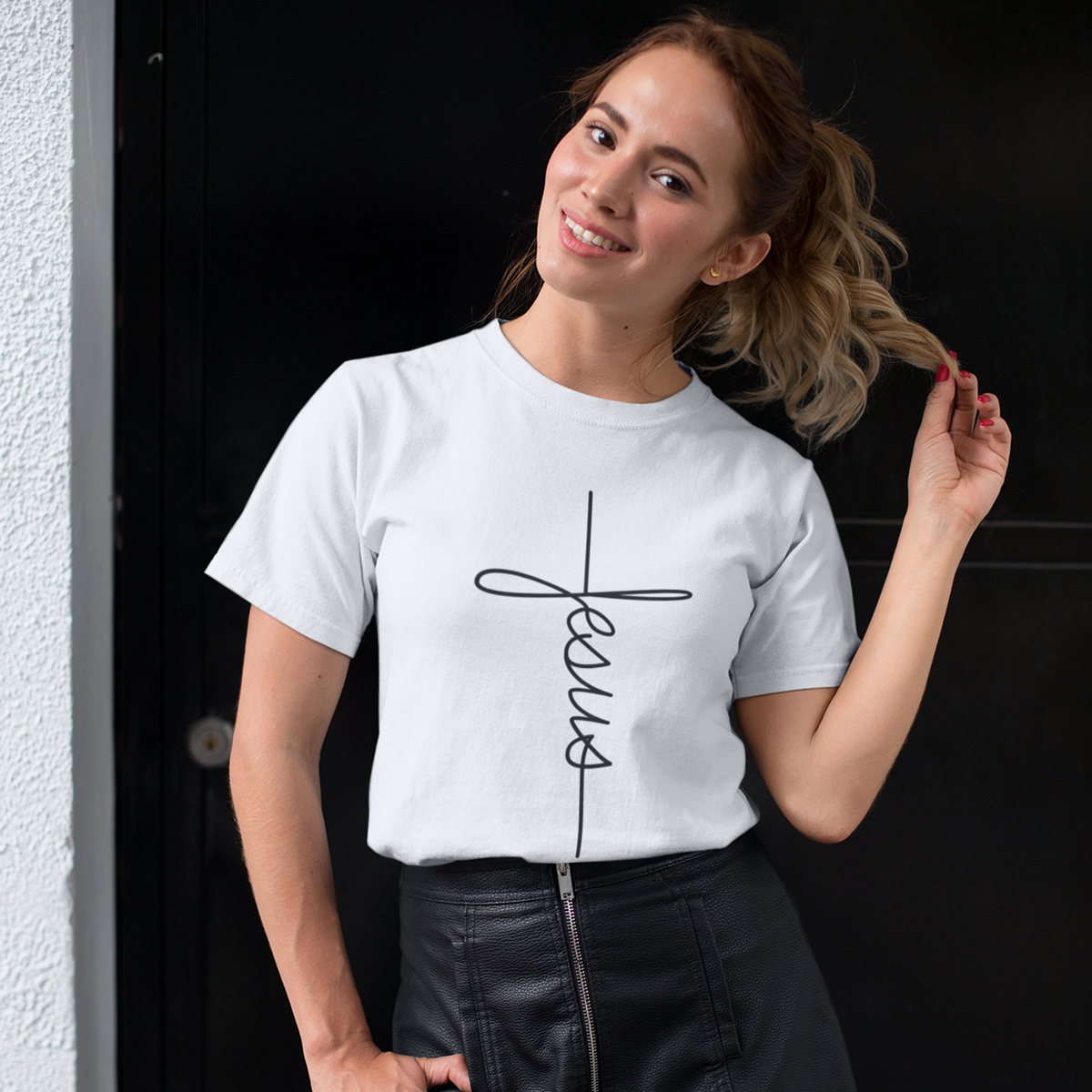 Playera Jesús Cruz para Dama