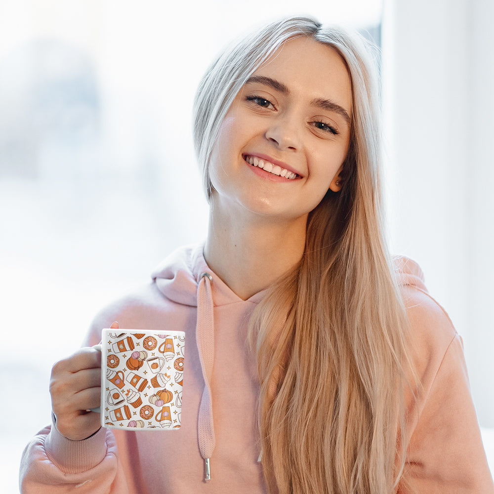 Taza 11oz Otoño Coffee Pumpkins